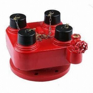 Dry riser inlet breaching valve