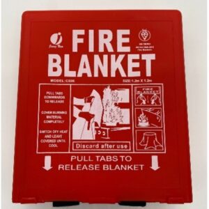 Rigid Case Fire Blanket BS Kitemarked